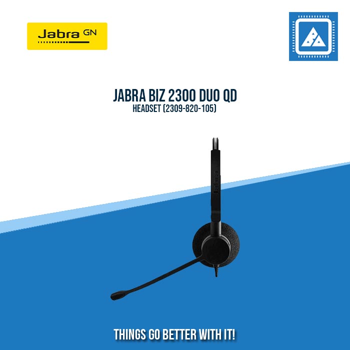 JABRA BIZ 2300 DUO QD HEADSET (2309-820-105) JABRA BIZ 2300 DUO QD HEADSET (2309-820-105)